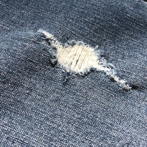 NEW High Rise Skinny Jeans Distressed Blue Size 6 Wild Fable NWT - Picture 6 of 14